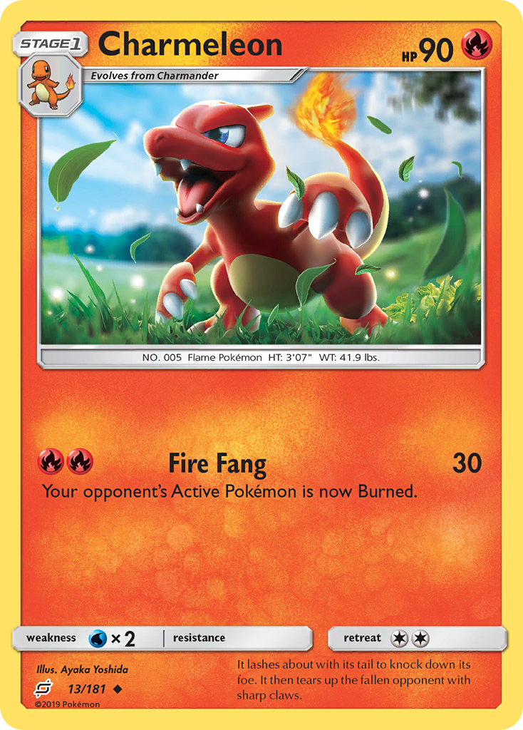 Charmeleon (13/181) [Sun & Moon: Team Up] | KingTCG.ca