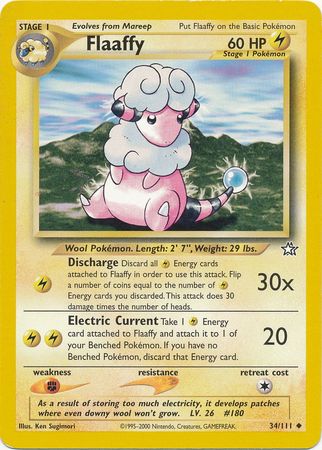 Flaaffy (34/111) [Neo Genesis] | KingTCG.ca