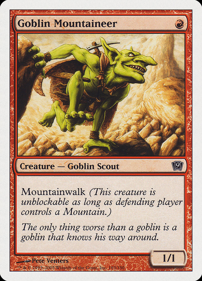 Goblin Mountaineer [Ninth Edition] | KingTCG.ca