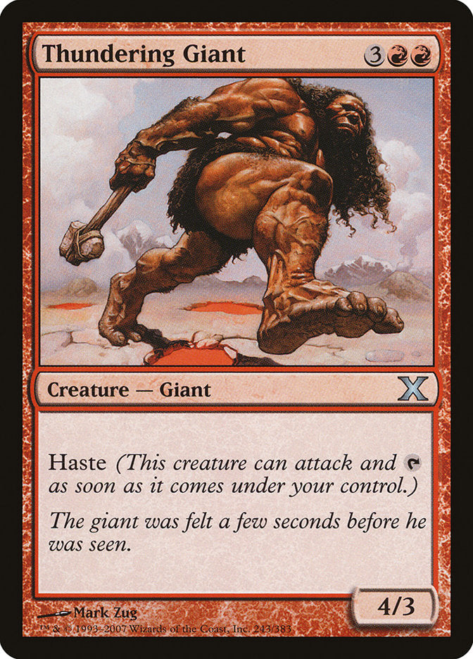 Thundering Giant [Tenth Edition] | KingTCG.ca