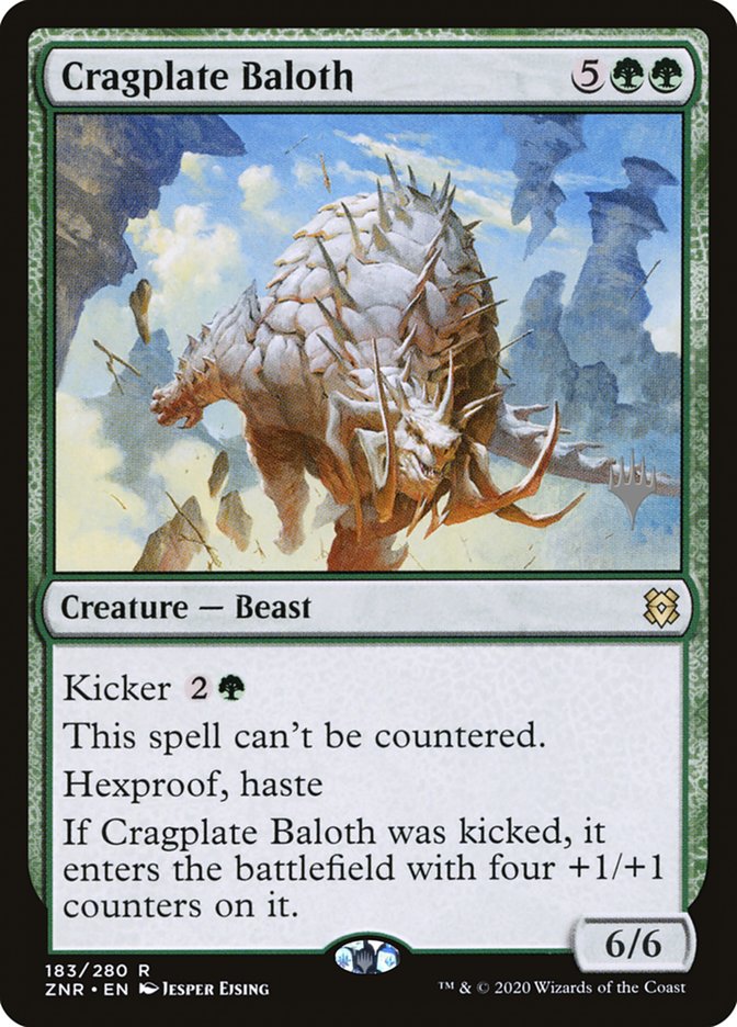 Cragplate Baloth (Promo Pack) [Zendikar Rising Promos] | KingTCG.ca