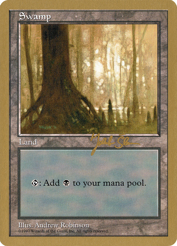 Swamp (js441) (Jakub Slemr) [World Championship Decks 1997] | KingTCG.ca