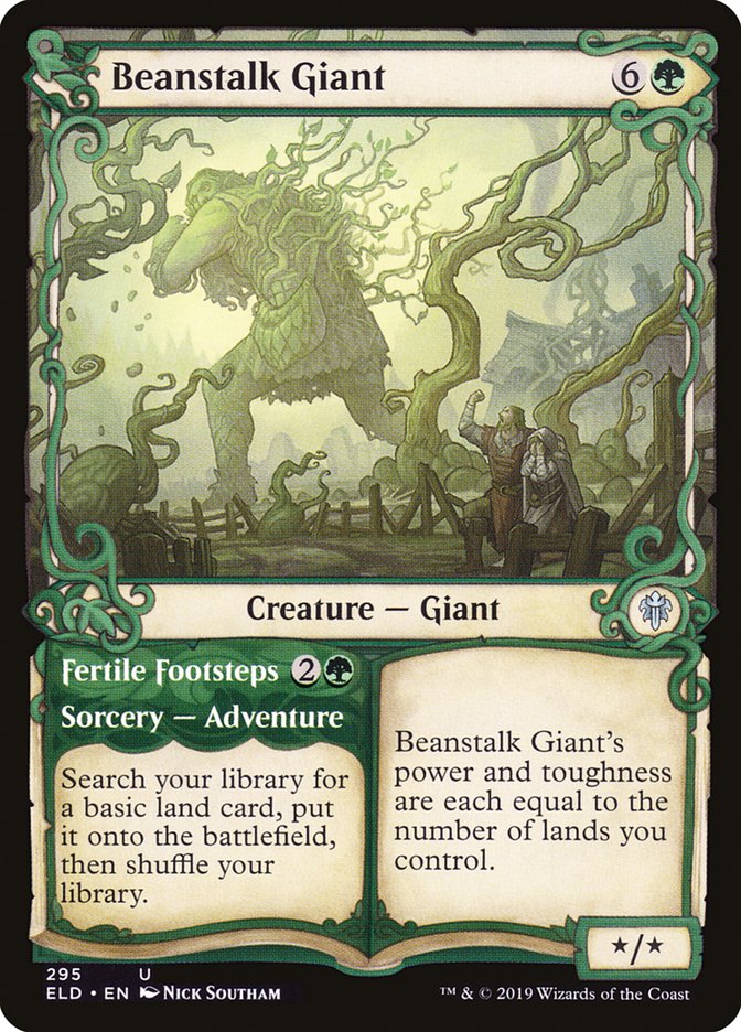 Beanstalk Giant // Fertile Footsteps (Showcase) [Throne of Eldraine] | KingTCG.ca