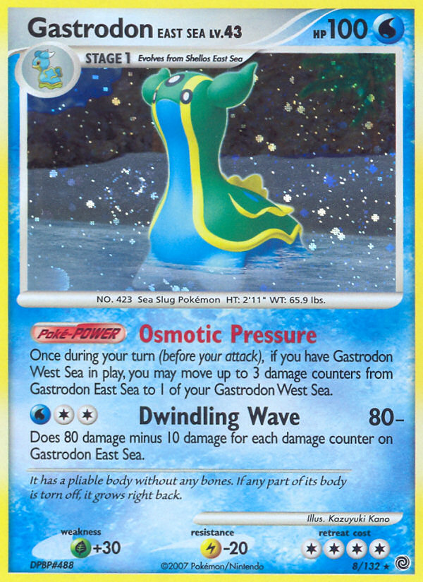 Gastrodon East Sea LV.43 (8/132) [Diamond & Pearl: Secret Wonders] | KingTCG.ca