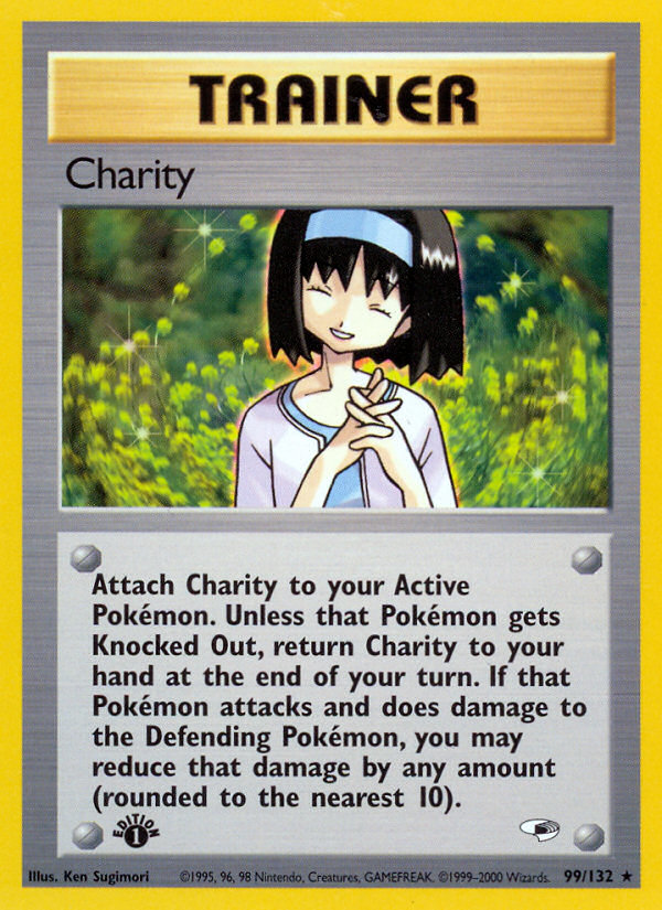 Charity (99/132) [Gym Heroes 1st Edition] | KingTCG.ca