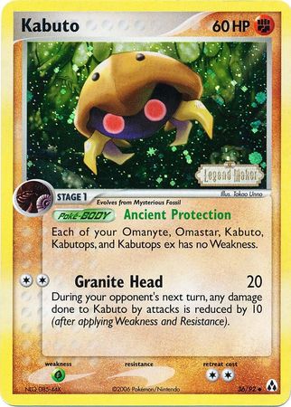 Kabuto (36/92) (Stamped) [EX: Legend Maker] | KingTCG.ca