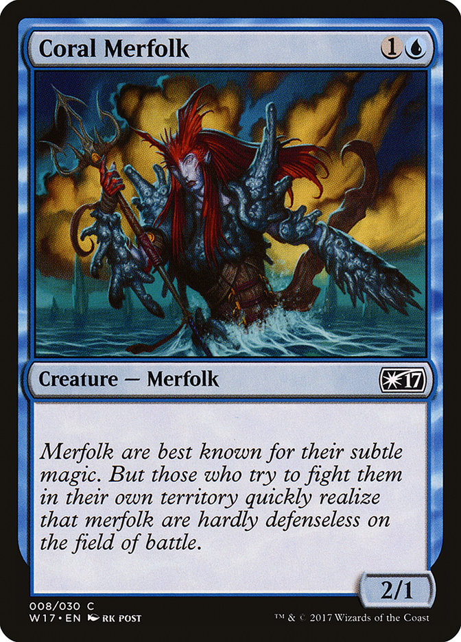 Coral Merfolk [Welcome Deck 2017] | KingTCG.ca