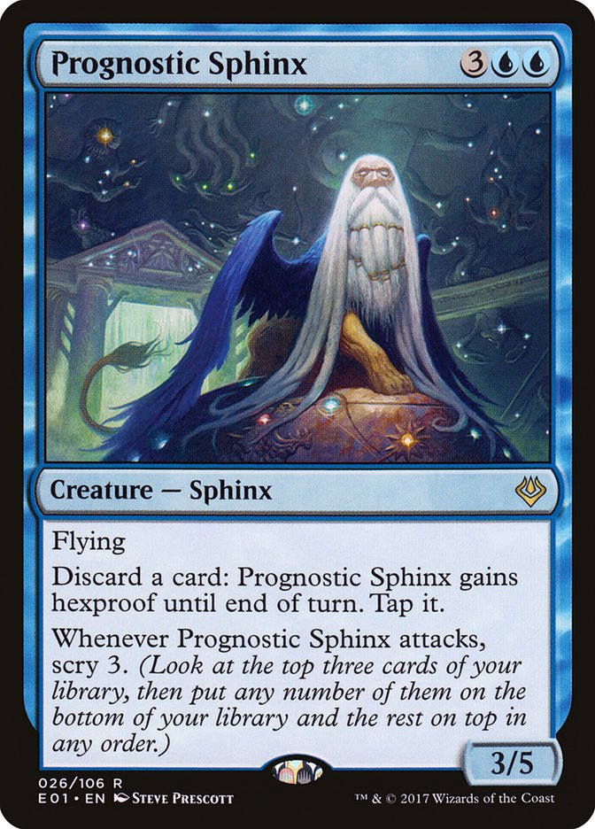 Prognostic Sphinx [Archenemy: Nicol Bolas] | KingTCG.ca