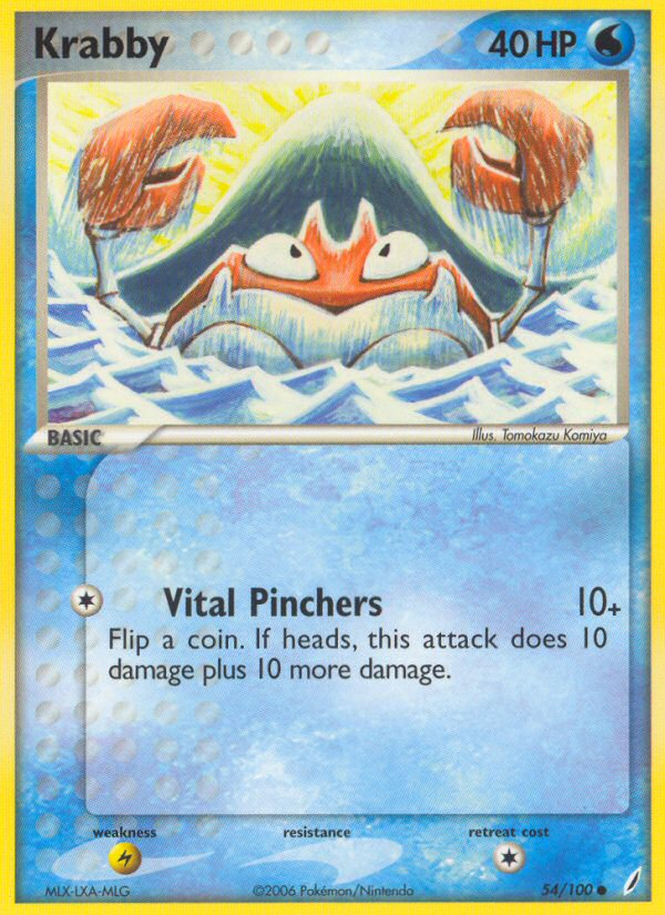 Krabby (54/100) [EX: Crystal Guardians] | KingTCG.ca