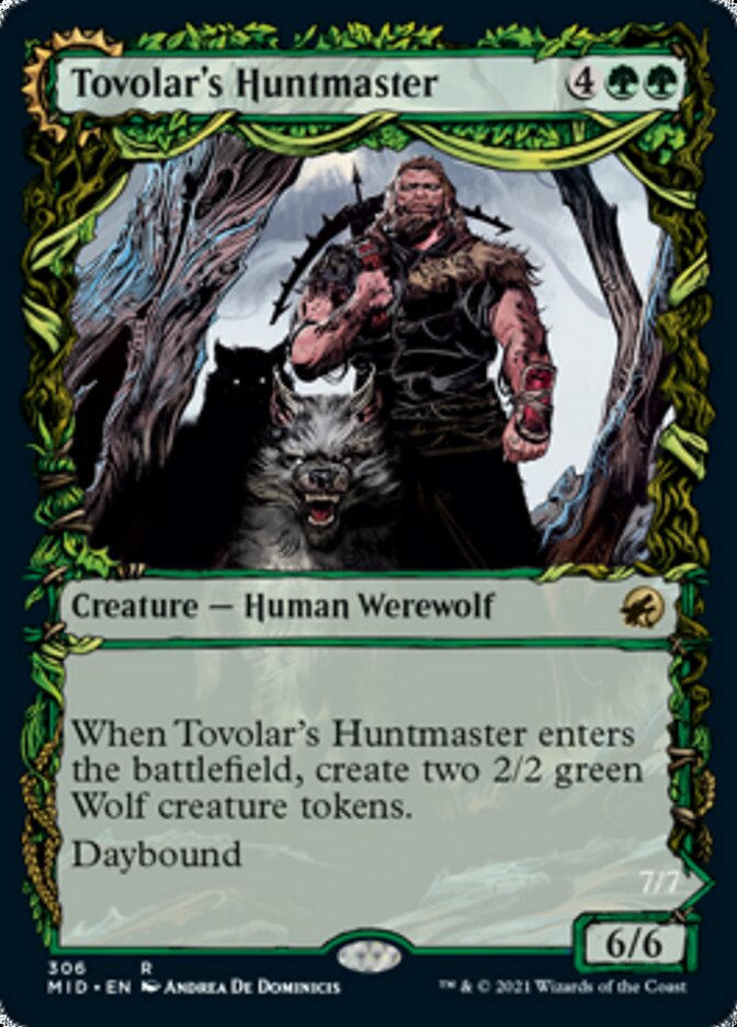 Tovolar's Huntmaster // Tovolar's Packleader (Showcase Equinox) [Innistrad: Midnight Hunt] | KingTCG.ca