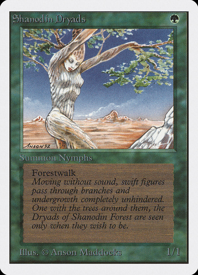 Shanodin Dryads [Unlimited Edition] | KingTCG.ca