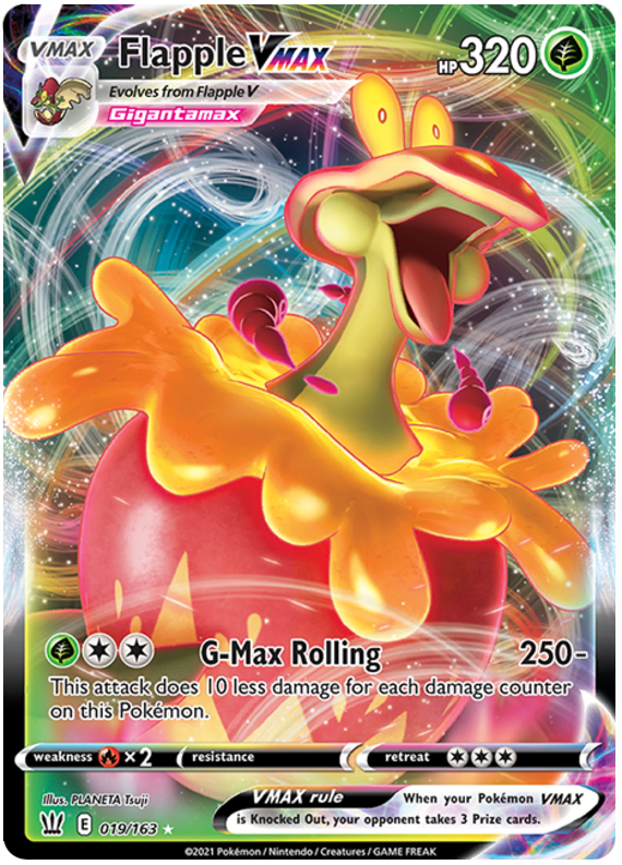 Flapple VMAX (019/163) [Sword & Shield: Battle Styles] | KingTCG.ca