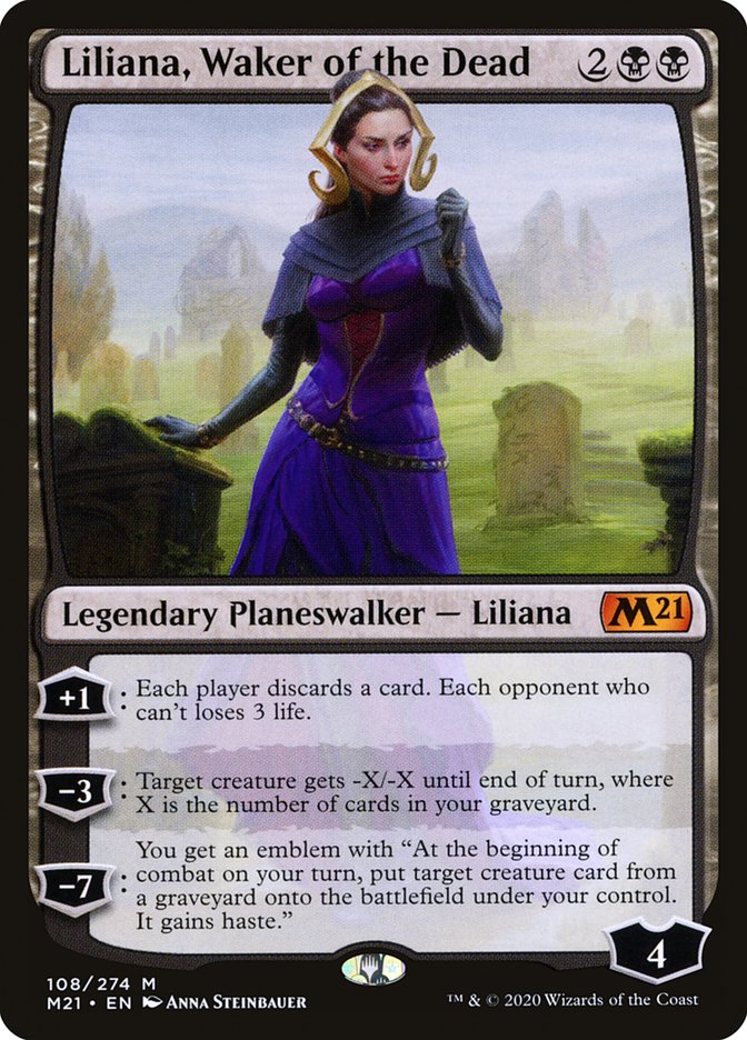 Liliana, Waker of the Dead [Core Set 2021] | KingTCG.ca