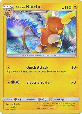 Alolan Raichu (30/30) [Sun & Moon: Trainer Kit - Lycanroc & Alolan Raichu] | KingTCG.ca