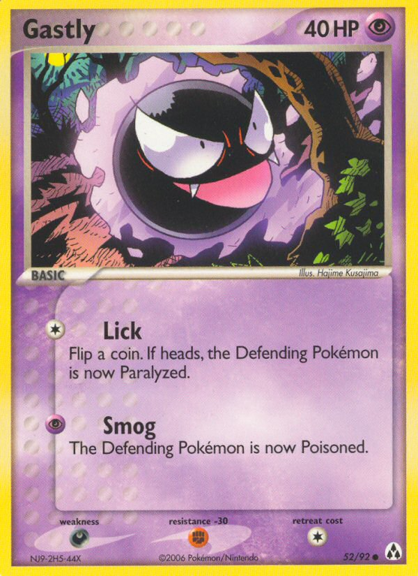 Gastly (52/92) [EX: Legend Maker] | KingTCG.ca