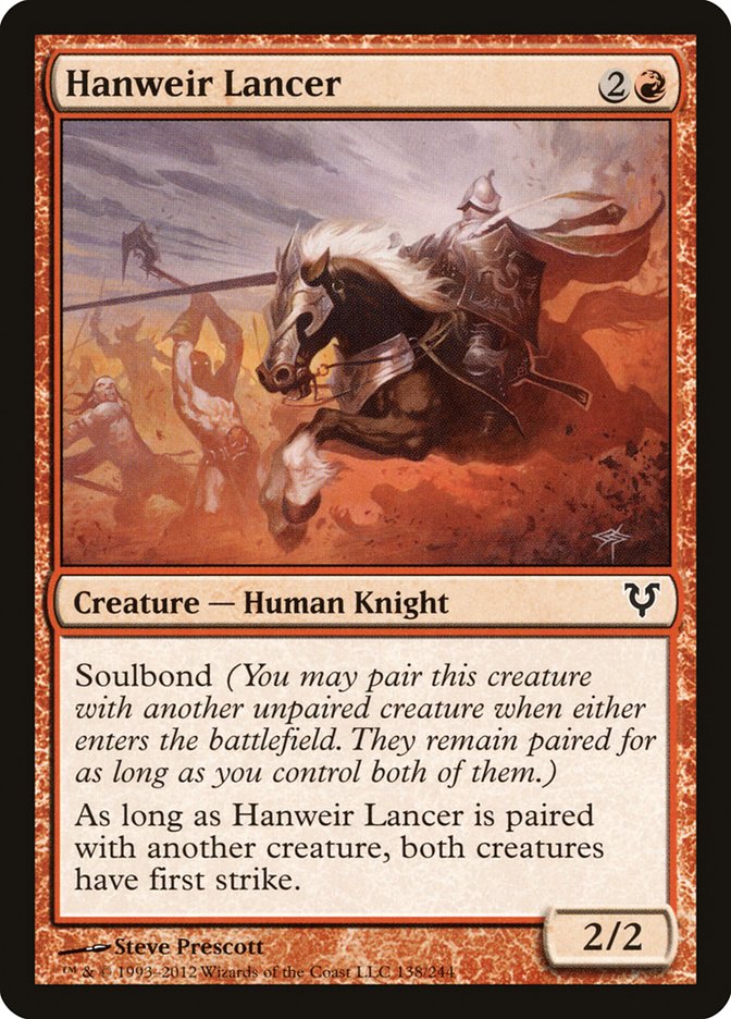 Hanweir Lancer [Avacyn Restored] | KingTCG.ca