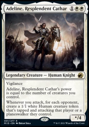 Adeline, Resplendent Cathar (Promo Pack) [Innistrad: Midnight Hunt Promos] | KingTCG.ca