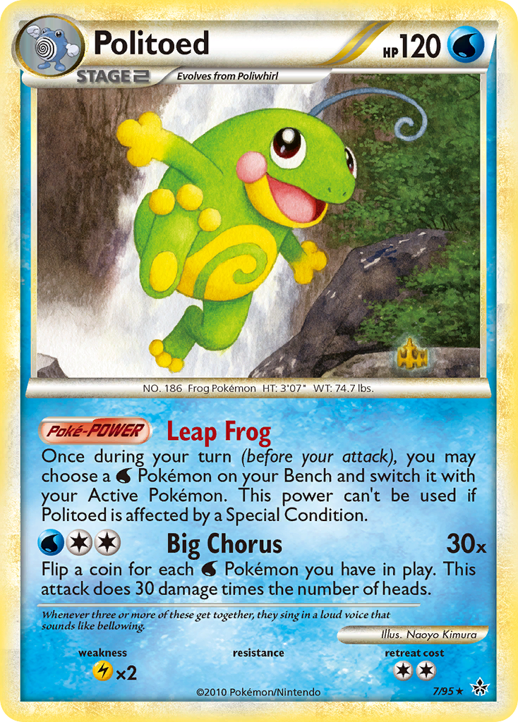 Politoed (7/95) [HeartGold & SoulSilver: Unleashed] | KingTCG.ca