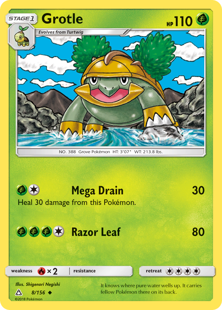 Grotle (8/156) [Sun & Moon: Ultra Prism] | KingTCG.ca