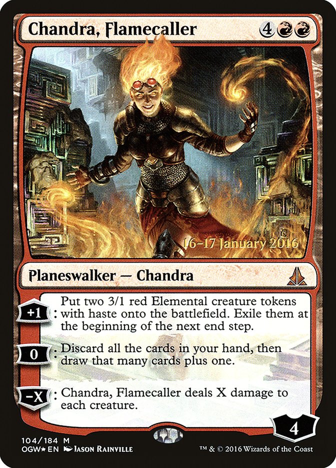 Chandra, Flamecaller [Oath of the Gatewatch Promos] | KingTCG.ca