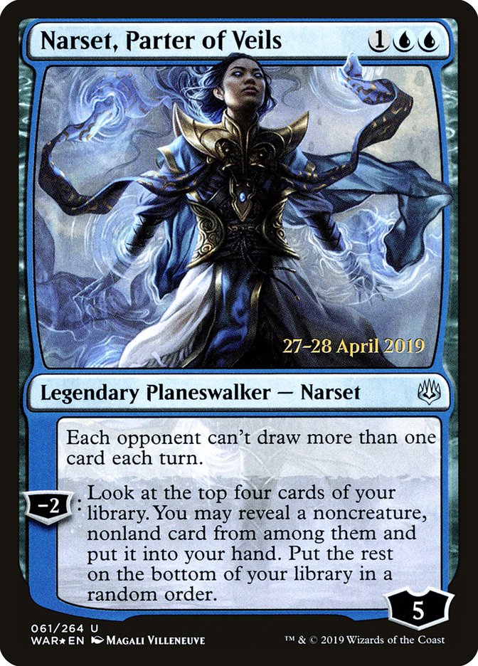 Narset, Parter of Veils  [War of the Spark Prerelease Promos] | KingTCG.ca