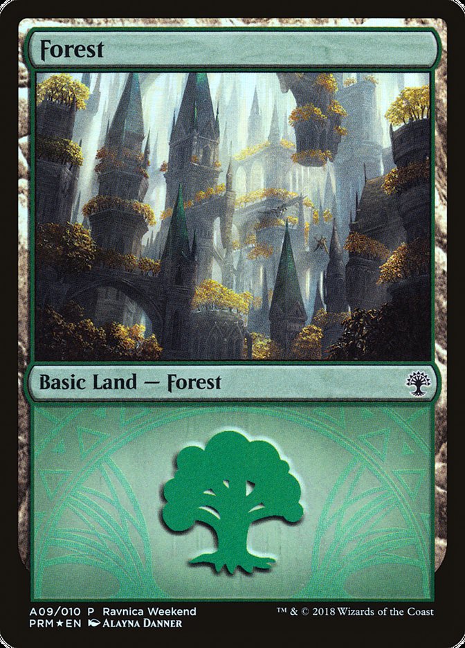 Forest - Selesnya (A09) [GRN Ravnica Weekend] | KingTCG.ca