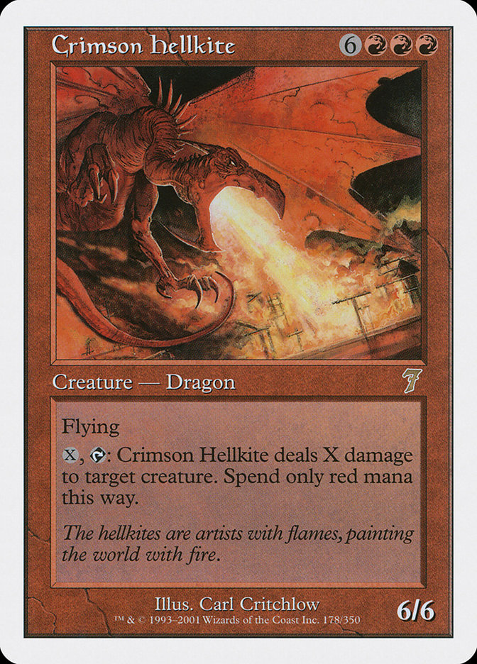 Crimson Hellkite [Seventh Edition] | KingTCG.ca