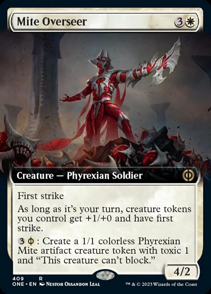 Mite Overseer (Extended Art) [Phyrexia: All Will Be One] | KingTCG.ca