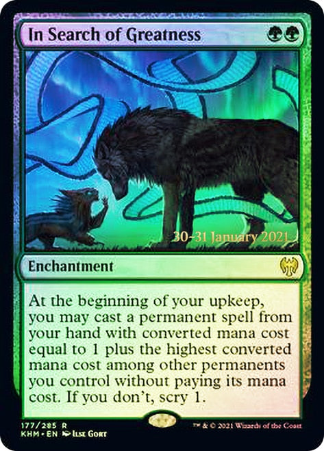 In Search of Greatness  [Kaldheim Prerelease Promos] | KingTCG.ca