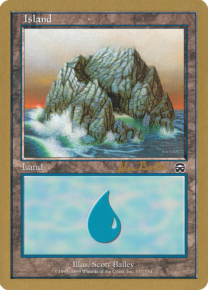 Island (ab337a) (Alex Borteh) [World Championship Decks 2001] | KingTCG.ca