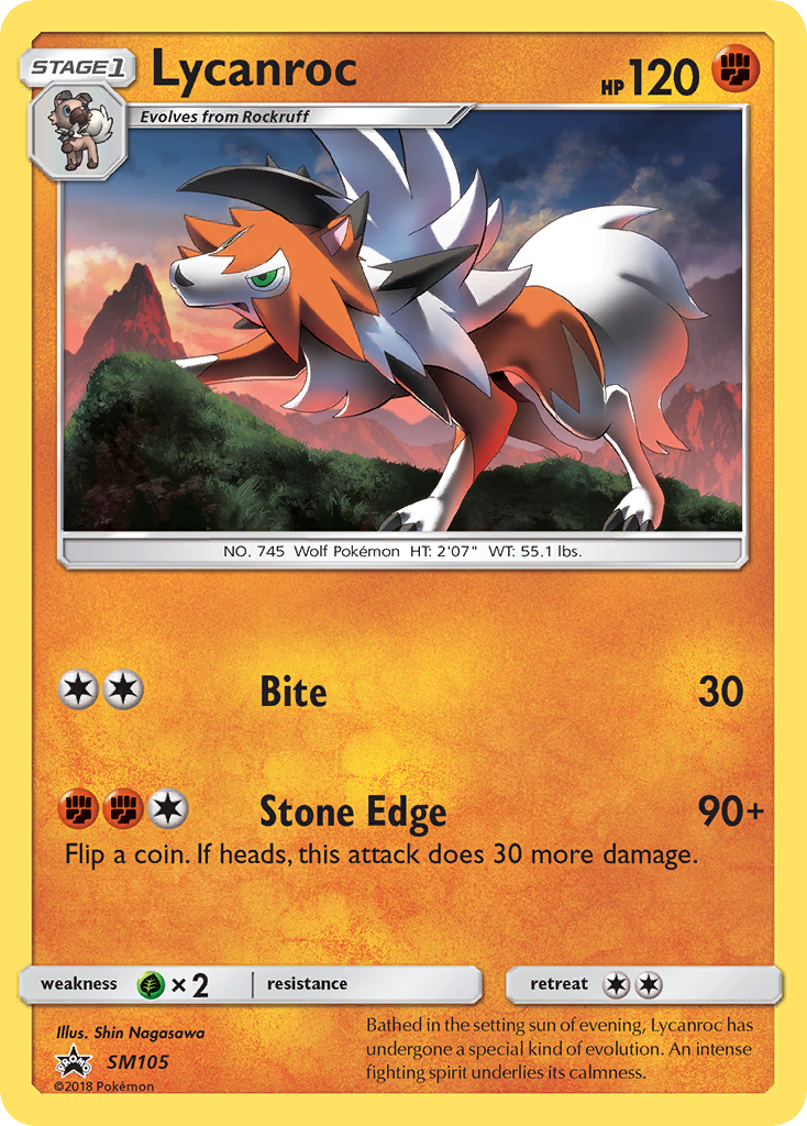 Lycanroc (SM105) [Sun & Moon: Black Star Promos] | KingTCG.ca