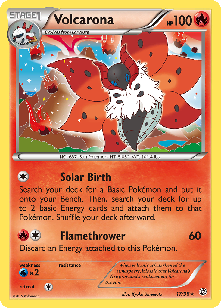 Volcarona (17/98) [XY: Ancient Origins] | KingTCG.ca