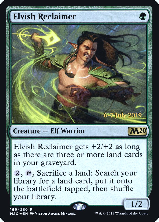 Elvish Reclaimer  [Core Set 2020 Prerelease Promos] | KingTCG.ca