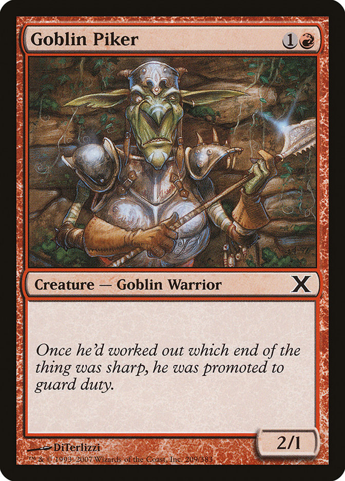 Goblin Piker [Tenth Edition] | KingTCG.ca