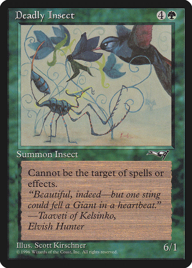 Deadly Insect (Bird Art) [Alliances] | KingTCG.ca