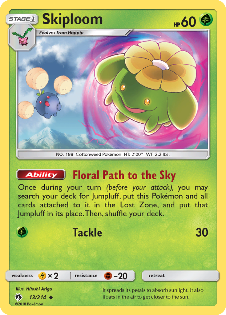 Skiploom (13/214) [Sun & Moon: Lost Thunder] | KingTCG.ca