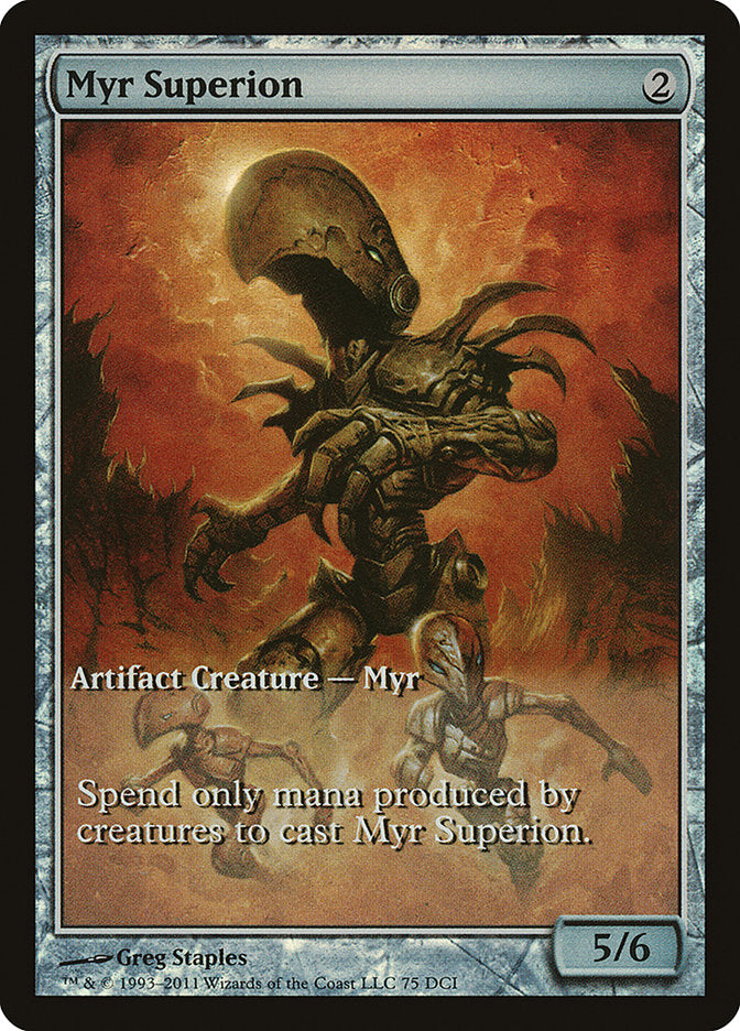 Myr Superion [New Phyrexia Promos] | KingTCG.ca