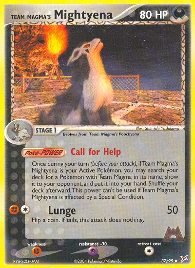 Team Magma's Mightyena (37/95) [EX: Team Magma vs Team Aqua] | KingTCG.ca