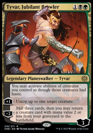 Tyvar, Jubilant Brawler (Promo Pack) [Phyrexia: All Will Be One Promos] | KingTCG.ca