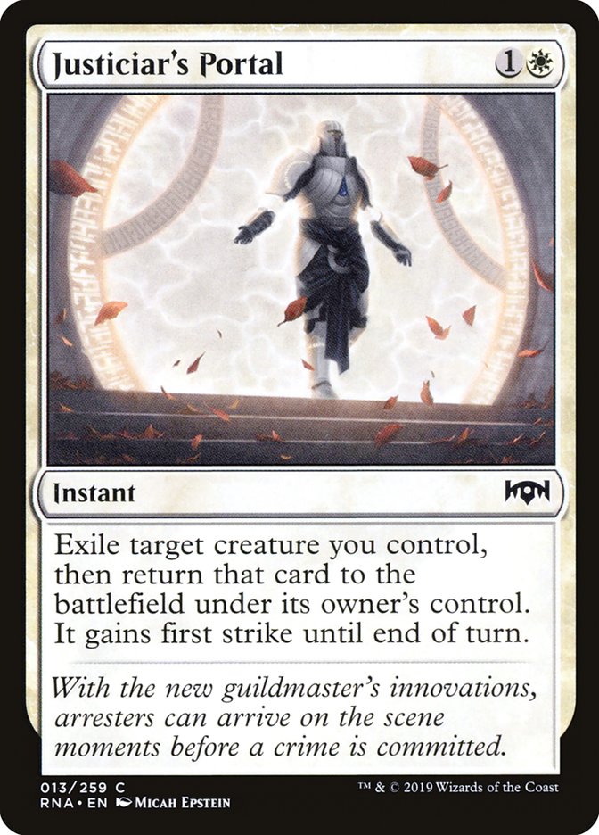 Justiciar's Portal [Ravnica Allegiance] | KingTCG.ca