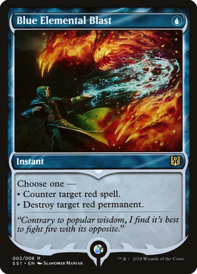 Blue Elemental Blast [Signature Spellbook: Jace] | KingTCG.ca