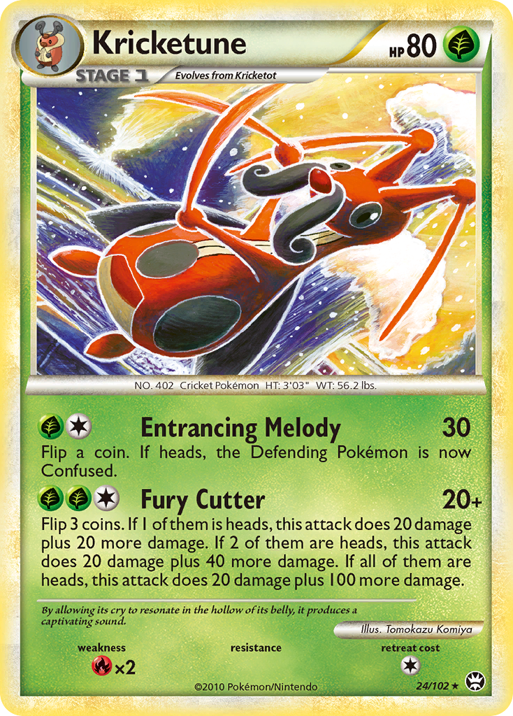 Kricketune (24/102) [HeartGold & SoulSilver: Triumphant] | KingTCG.ca