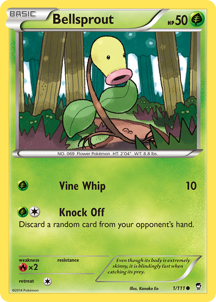 Bellsprout (1/111) [XY: Furious Fists] | KingTCG.ca