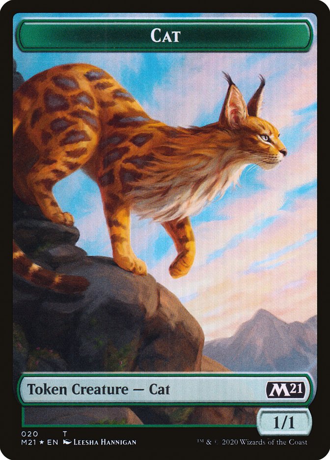 Cat (020) [Core Set 2021 Tokens] | KingTCG.ca