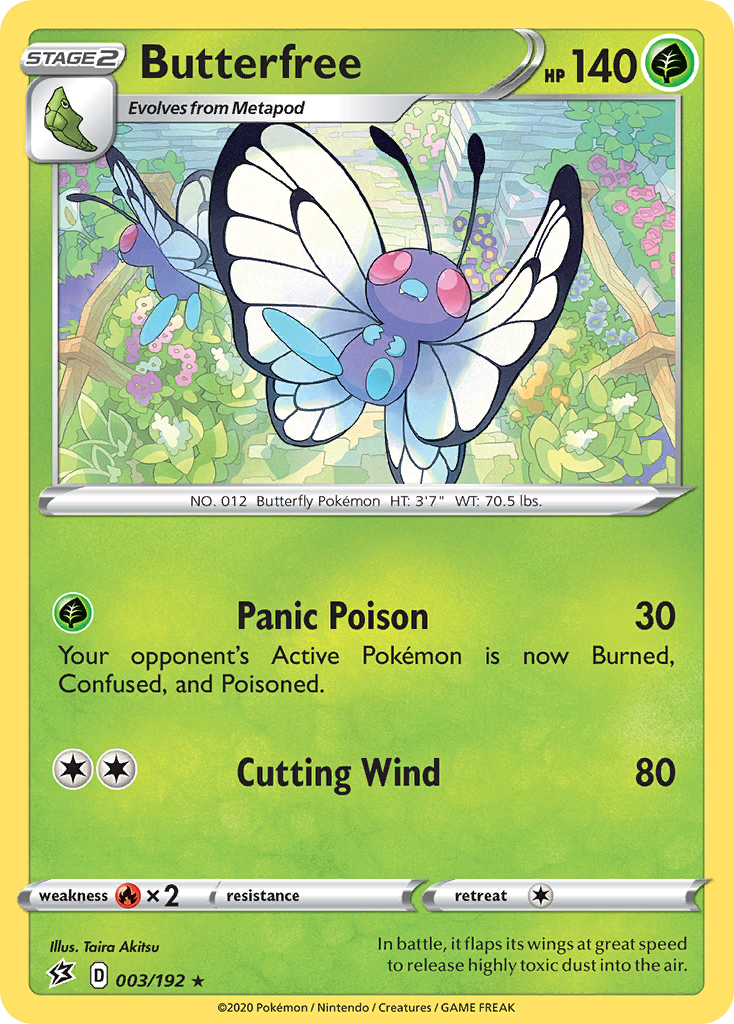 Butterfree (3/192) [Sword & Shield: Rebel Clash] | KingTCG.ca