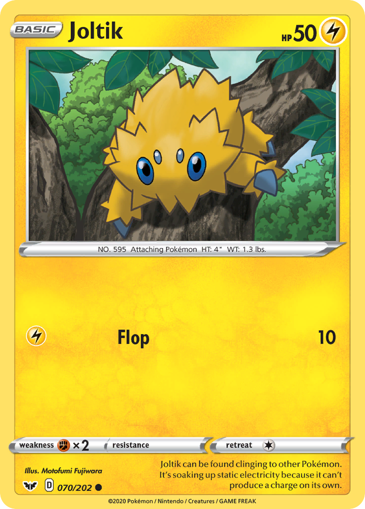 Joltik (70/202) [Sword & Shield: Base Set] | KingTCG.ca