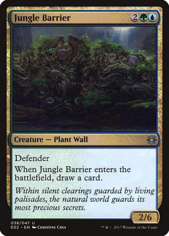 Jungle Barrier [Explorers of Ixalan] | KingTCG.ca