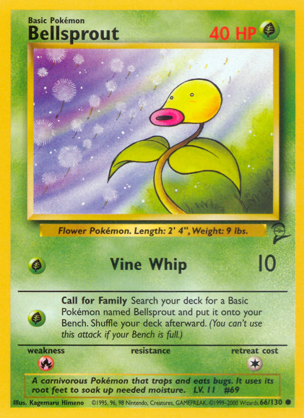 Bellsprout (66/130) [Base Set 2] | KingTCG.ca