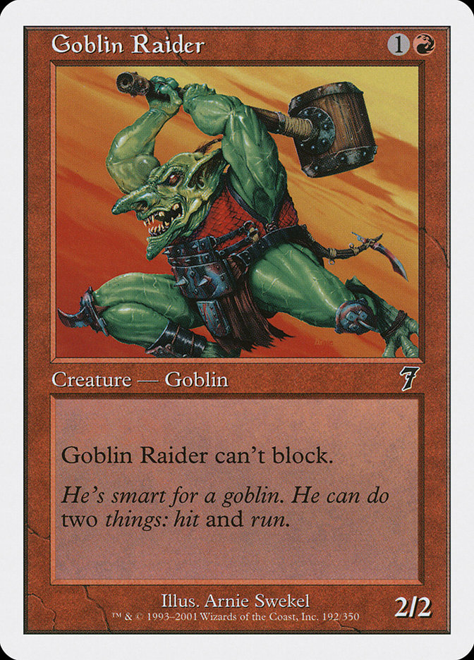 Goblin Raider [Seventh Edition] | KingTCG.ca