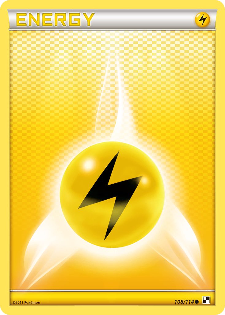 Lightning Energy (108/114) [Black & White: Base Set] | KingTCG.ca